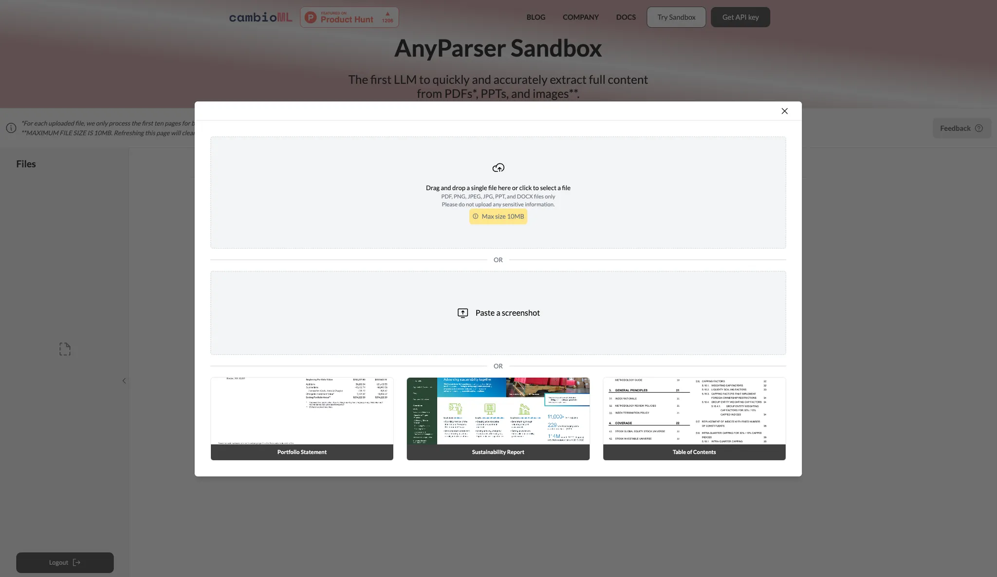 Upload Your PDF or Word Document